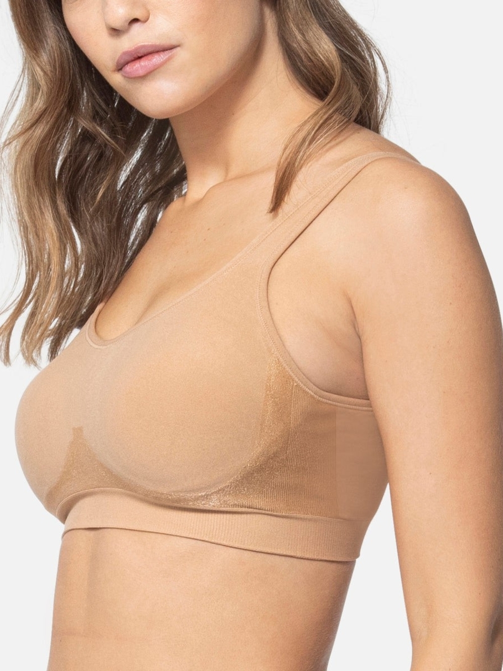The Comfort Shaping Bra With Adjustable Straps-459-Coffee